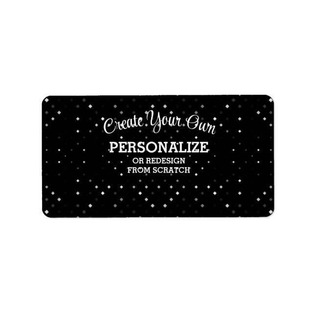 Design från friställd - adressetikett (Framsidan)