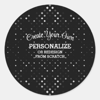 Design Från Grunden - Runt Klistermärke