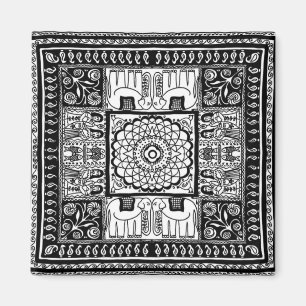 Design från Indien - magnet