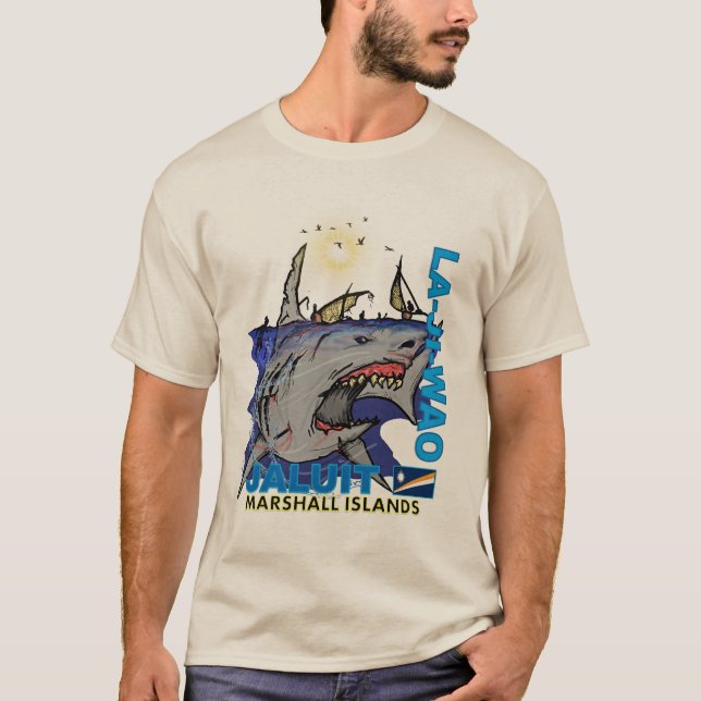 Design från Marshallöarna T Shirt (Framsida)