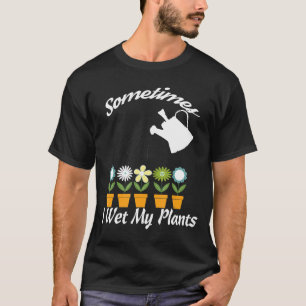  design Ibland Blötter jag mina växter T Shirt