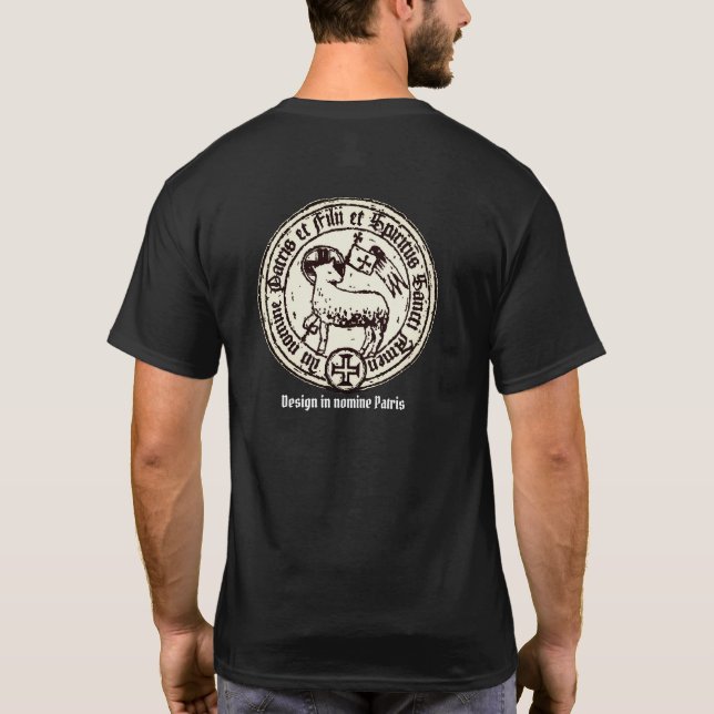 DESIGN IN NOMINE PATRIS - T-Shirt (Baksida)