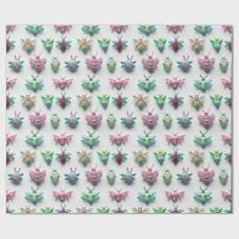 Design insectes bonbons pastel kawaii chic presentpapper