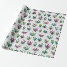 Design insectes bonbons pastel kawaii chic presentpapper
