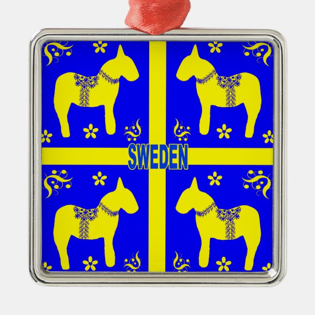 design inslag för symsweden julgransprydnad metall (Framsidan)