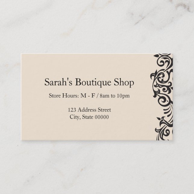 Design Inslag Visitkort (Framsida)