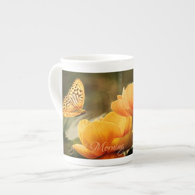 Design Kaffe koppar & Tea kopp Benporslin Mugg (Framsida vänster)