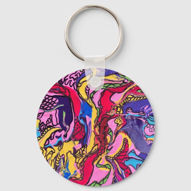 Design Keychain för "Jungle Fever" Nyckelring (Framsida)