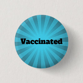 Design-knapp för Blue Starburst-vaccinering Knapp