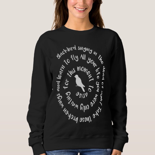 Design Koltrast Sjunger I Död Natt Vit T Shirt (Framsida)