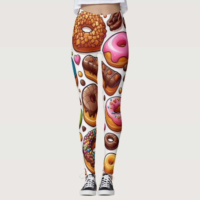 Design-Leggings mit ausgefallenem Muster  Leggings (Framsida)