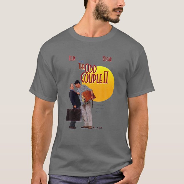 Design lite två man Poster Odds Comedy M T Shirt (Framsida)