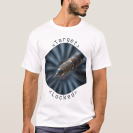 Design macro fléchette Target Locked futuriste T Shirt