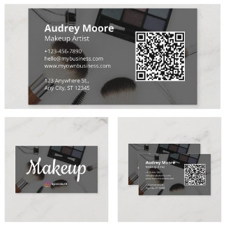 Design Makeup Artist Visitkort