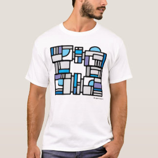 Design med blåttbågar 007 t-shirt