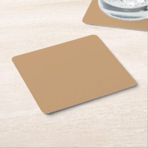 Design med brun bakgrund och vit kant underlägg papper kvadrat