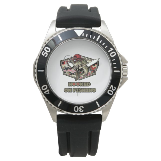 Design med rolig, djärv illustration av en cool ab armbandsur (Framsida)