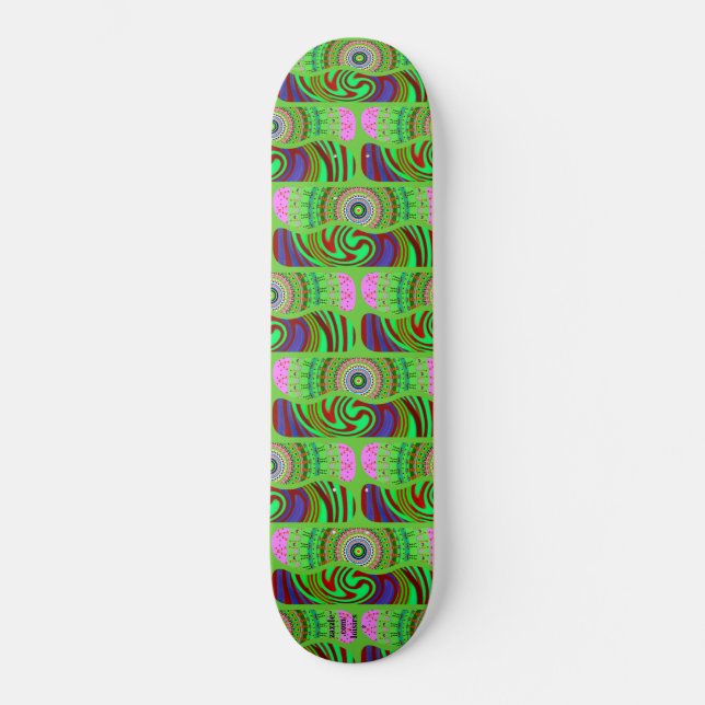 Design Mini Skateboard Bräda 18,5 Cm (Framsida)