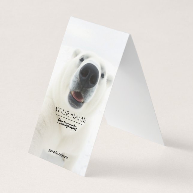 Design Now - Add QR Code, Social Media & Text | Visitkort (Framsida)