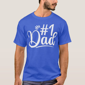 Design nummer ett Pappa för Fars dag T Shirt