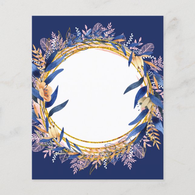 Design OWN Girly Party, Bröllop-födelsedag Flygblad (Framsidan)