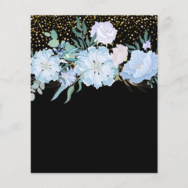 Design OWN Girly Party, Bröllop-födelsedag Flygblad (Framsidan)