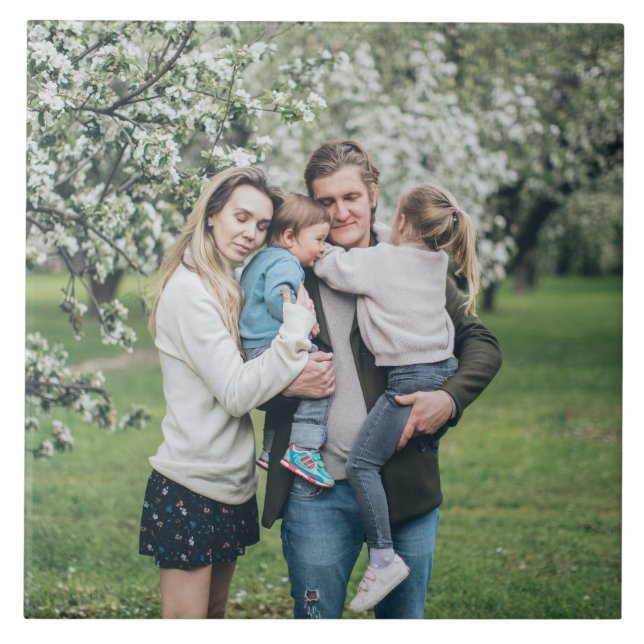 Design Personlig för egen Anpassningsbar Kakelplatta (Framsidan)