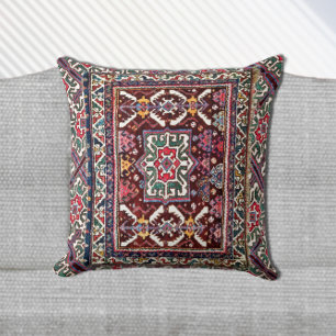 Design Pillow för Antique Persian Oriental Matta Kudde