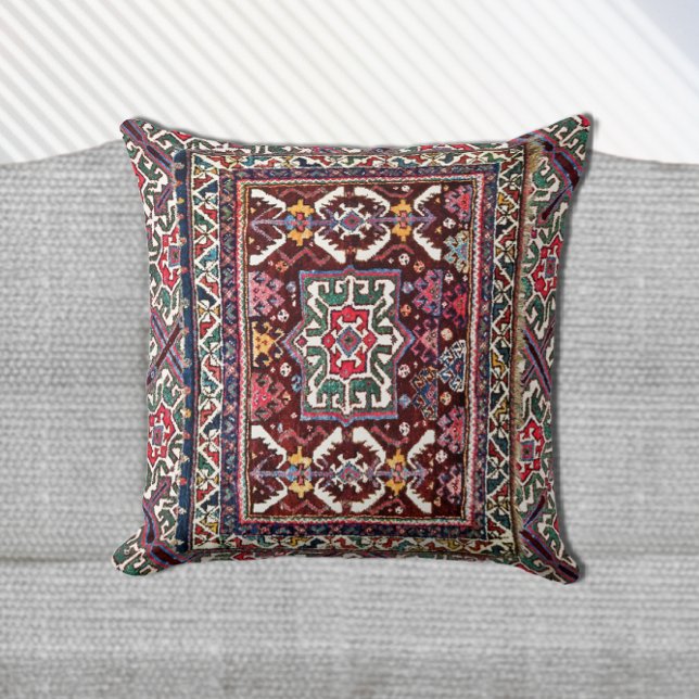 Design Pillow för Antique Persian Oriental Matta Kudde (Skapare uppladdad)