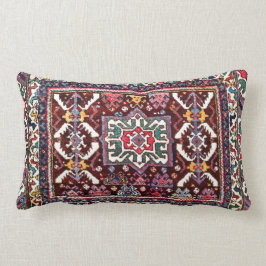 Design Pillow för Antique Persian Oriental Matta Lumbarkudde