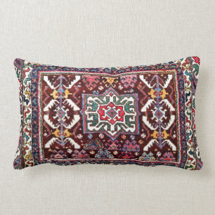 Design Pillow för Antique Persian Oriental Matta Lumbarkudde