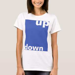 Design "rektangel blå upp" + din idé t-shirt