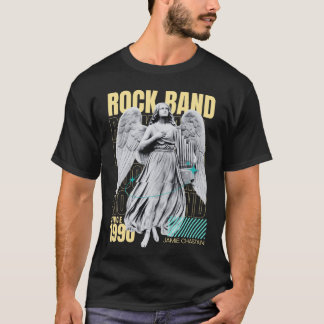 Design Rock Band 1990 Vintage Djärv Musik Streetwe T Shirt