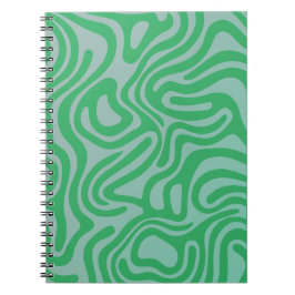 Design simple et élégant Carnet spiral abstrait Anteckningsbok