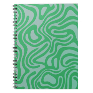 Design simple et élégant Carnet spiral abstrait Anteckningsbok