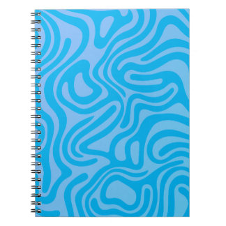 Design simple et élégant Carnet spiral abstrait Anteckningsbok