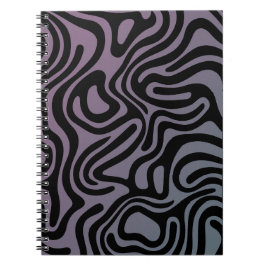Design simple et élégant Carnet spiral abstrait Anteckningsbok