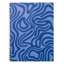 Design simple et élégant Carnet spiral abstrait Anteckningsbok