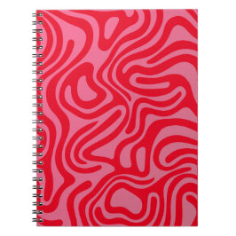 Design simple et élégant Carnet spiral abstrait Anteckningsbok