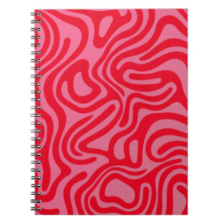 Design simple et élégant Carnet spiral abstrait Anteckningsbok