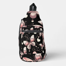 Design Sling Bag för fjäril Hearearts