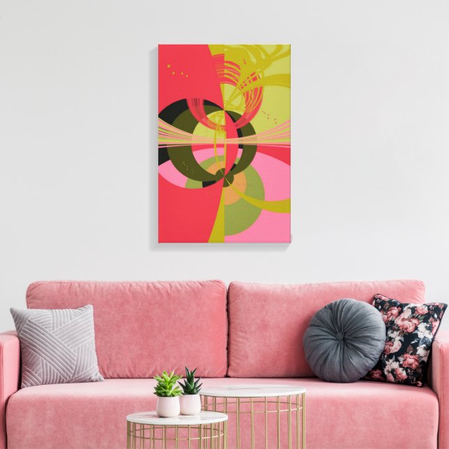 Design Style Art Déco Canvastryck (Insitu (Vardagsrum))