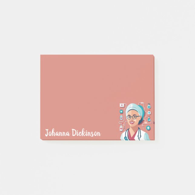 design sympa pour les infirmières post-it block (Framsida)