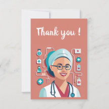 design sympa pour remercier les infirmières