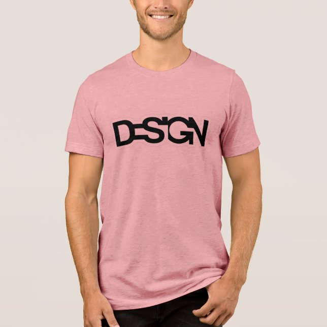 Design Text Tee - Kreativ och konstnärliga vibes! (Framsida)