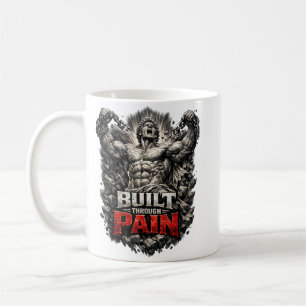Design Uppbyggd Genom Smärta Kaffemugg