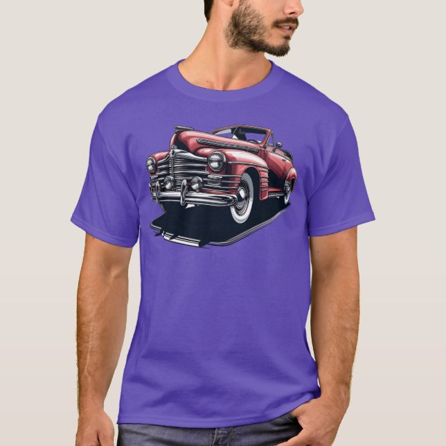 design with a classic car friend family t shirt (Framsida)