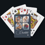 Design Your Own 4 Photo Personalized Name Casinokort<br><div class="desc">Unleash your creativity with our Design Your Own 4 Photo Personalized Name Poker Cards! These custom playing cards allow you to upload and showcase four of your favorite photos, making game night even more special and memorable. Perfect for poker enthusiasts, family gatherings, or as a unique gift for any occasion,...</div>