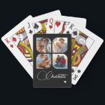 Design Your Own 4 Photo Personalized Name Casinokort<br><div class="desc">Unleash your creativity with our Design Your Own 4 Photo Personalized Name Poker Cards! These custom playing cards allow you to upload and showcase four of your favorite photos, making game night even more special and memorable. Perfect for poker enthusiasts, family gatherings, or as a unique gift for any occasion,...</div>