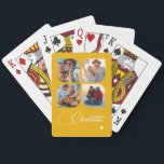 Design Your Own 4 Photo Personalized Name Casinokort<br><div class="desc">Unleash your creativity with our Design Your Own 4 Photo Personalized Name Poker Cards! These custom playing cards allow you to upload and showcase four of your favorite photos, making game night even more special and memorable. Perfect for poker enthusiasts, family gatherings, or as a unique gift for any occasion,...</div>